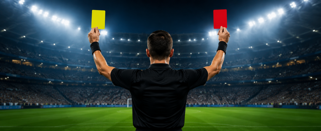 Por que os cartões amarelo e vermelho foram criados no futebol?