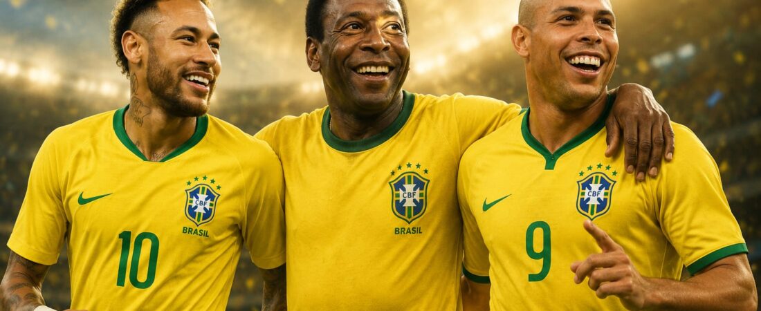 Os 10 maiores artilheiros da história da Seleção Brasileira